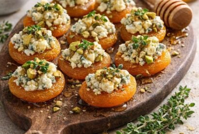 Thumbnail for Apricot Stilton Bites (Easy 5-Minute Appetizer)