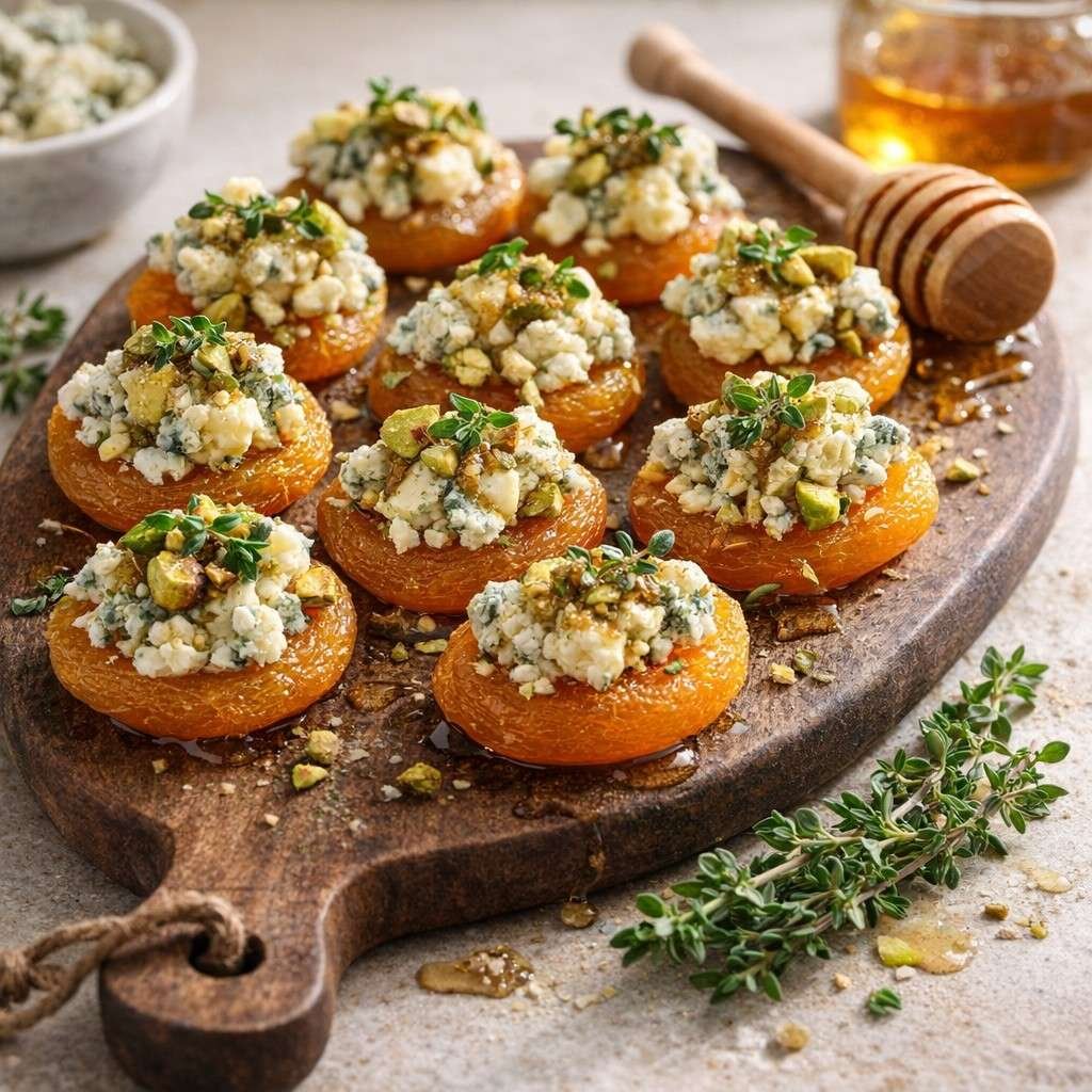 Apricot Stilton bites