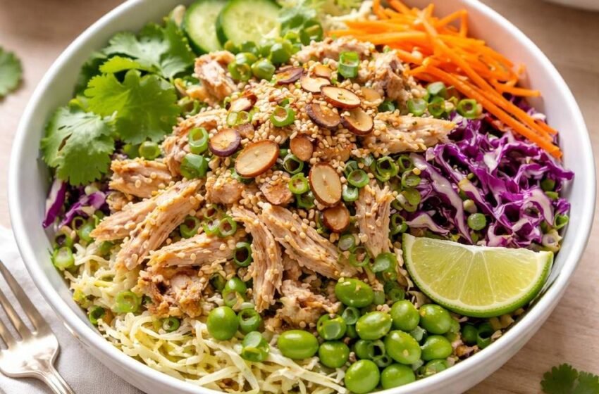 Asian Chicken Salad Bowls
