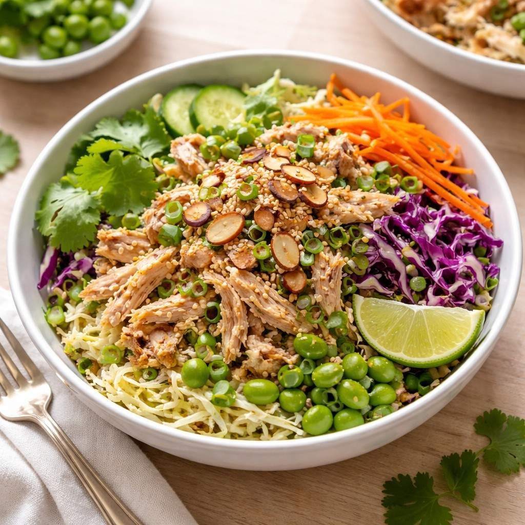 Asian Chicken Salad Bowls