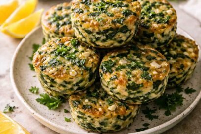 Thumbnail for Baked Spinach Feta Cakes – Protein-Packed & Flavorful