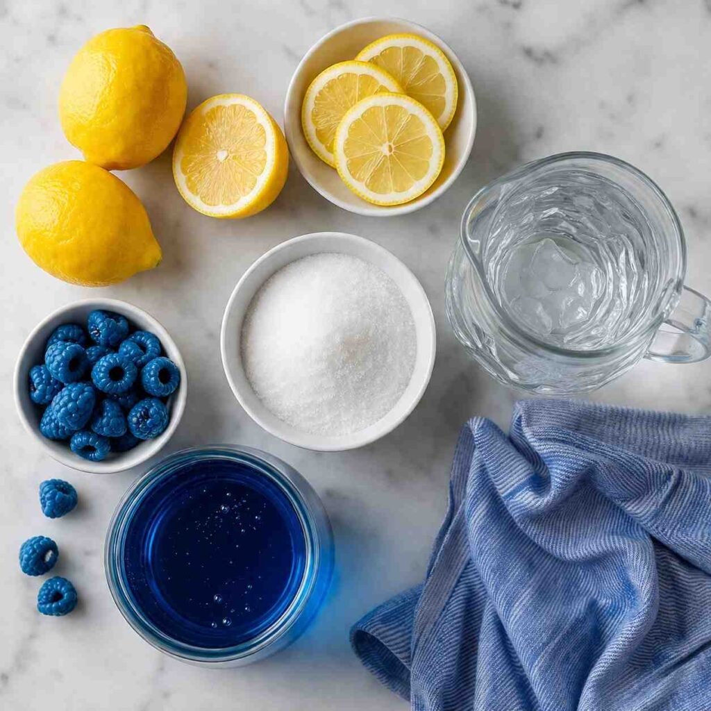 Blue Raspberry Lemonade ingredients