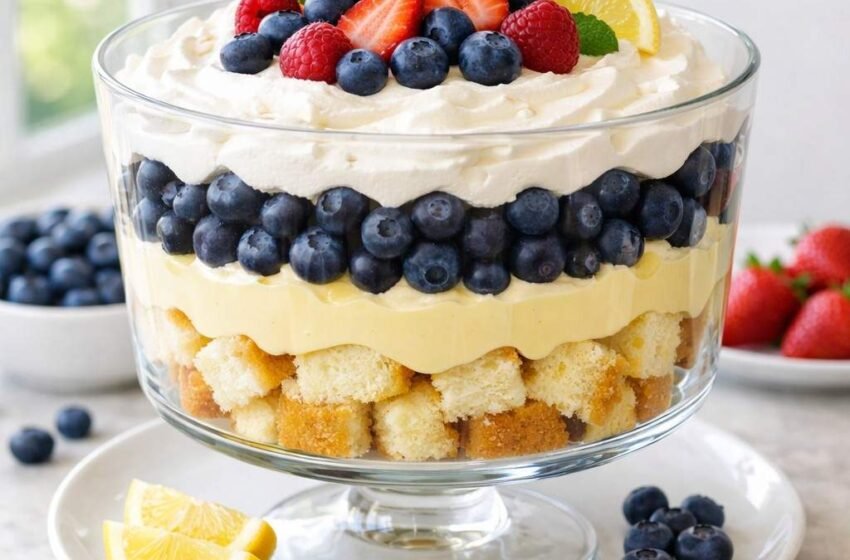 Blueberry Trifle