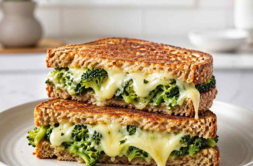 Broccoli Melts Sandwich