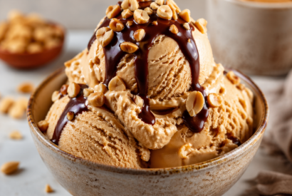 Thumbnail for Creamy Homemade Peanut Butter Ice Cream