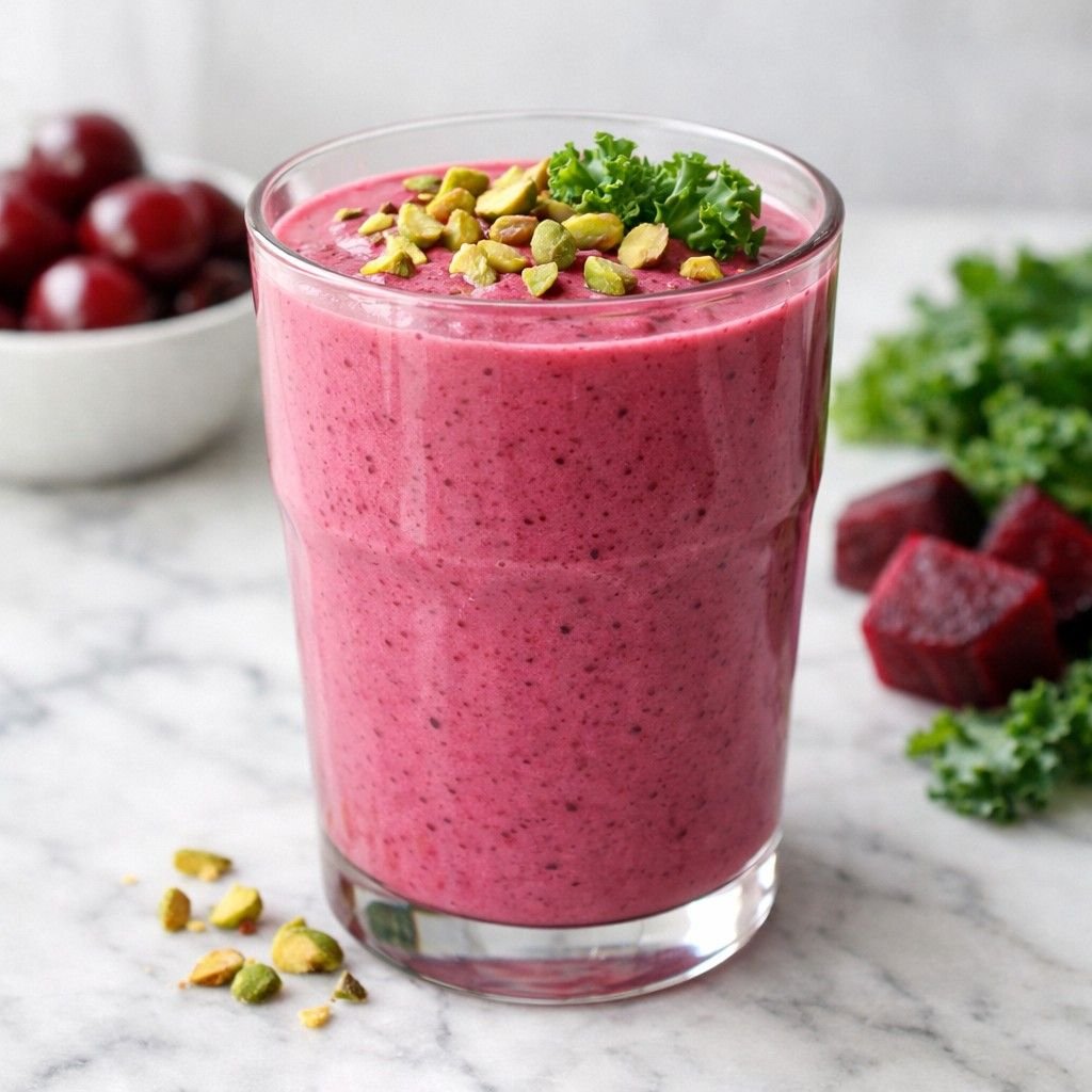 Cherry Beet Kale Smoothie