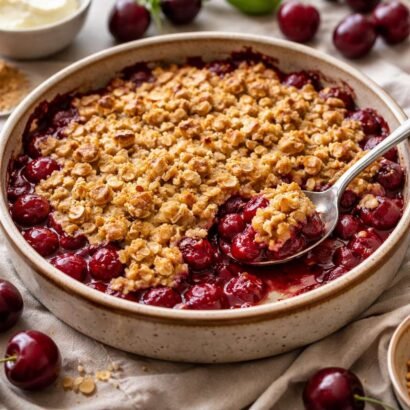 Cherry Crumble