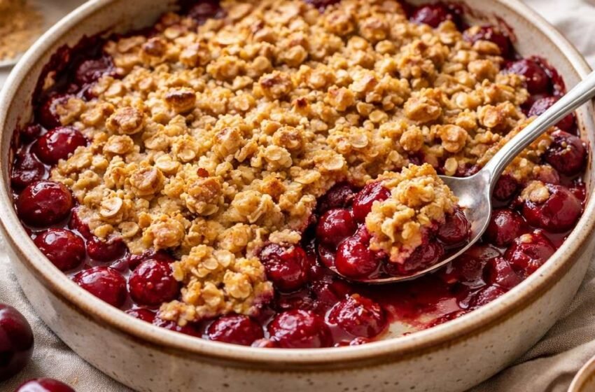 Cherry Crumble