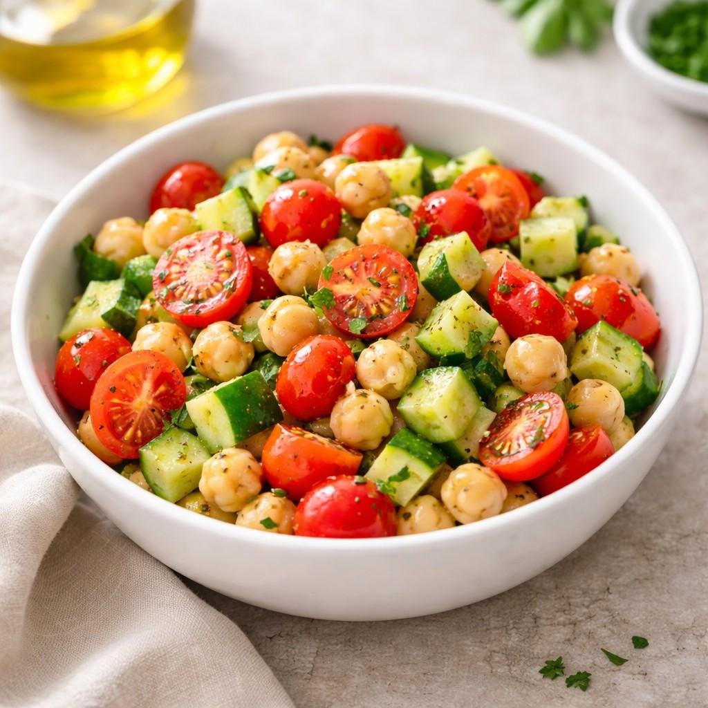 Chickpea Snack Salad