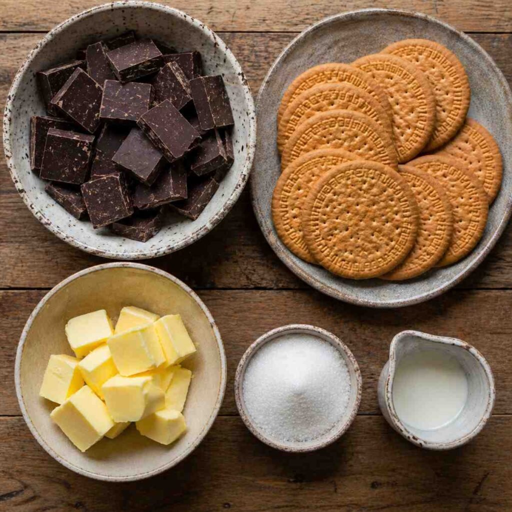 Chocolate Biscuit Cake ingredient