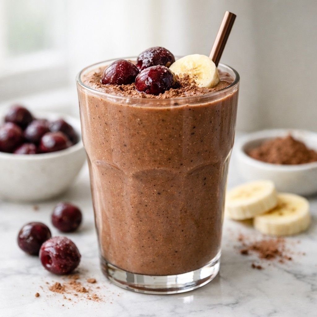Chocolate Cherry Protein Shake
