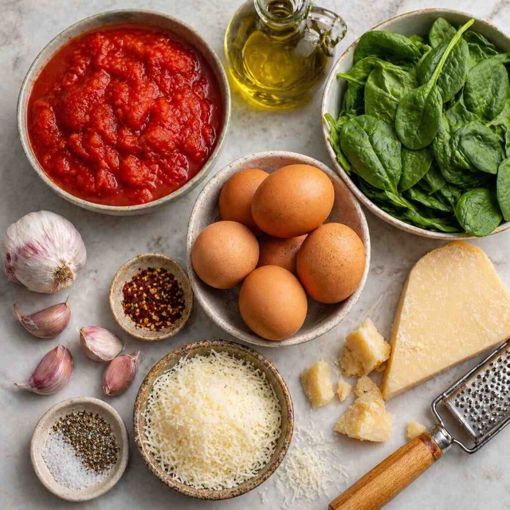 Classic Eggs in Purgatory ingredients