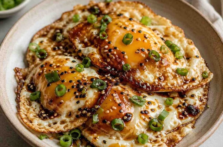 Crispy Soy Sesame Pocket Eggs