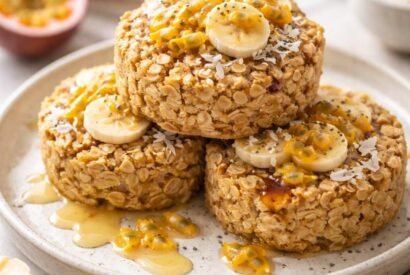 Thumbnail for Tropical Passion Fruit Oatmeal Cakes