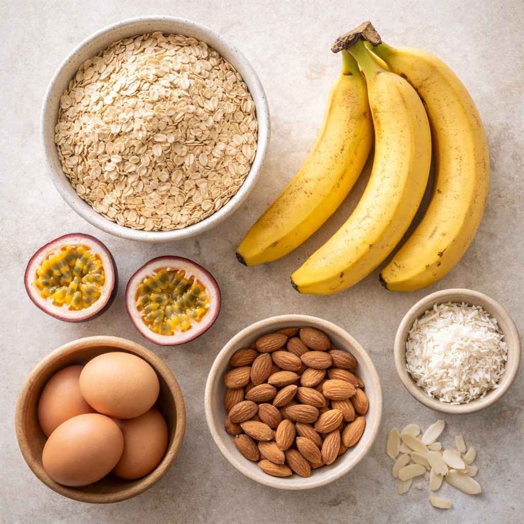 Fruit Oatmeal Cakes ingredients