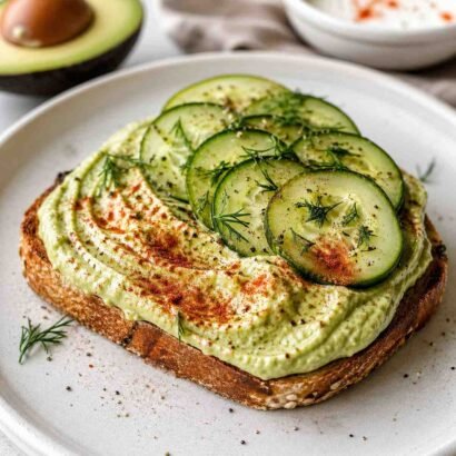 Greek Yogurt Whipped Avocado Toast