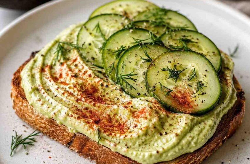 Greek Yogurt Whipped Avocado Toast