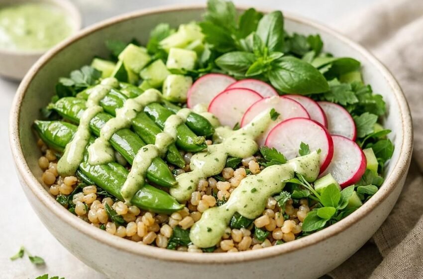 Green Goddess Farro Bowl