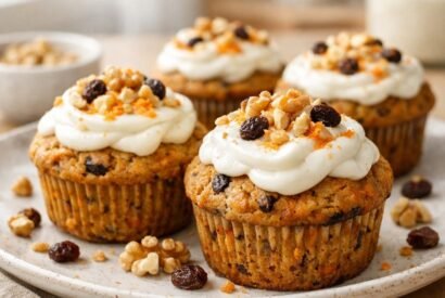 Thumbnail for High-Protein Carrot Cake Muffins