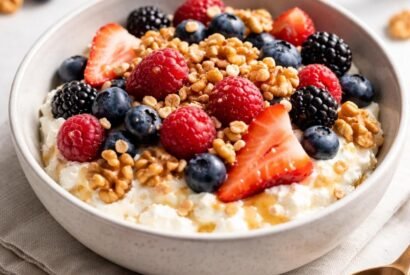 Thumbnail for High-Protein Cottage Cheese Berry Bowl