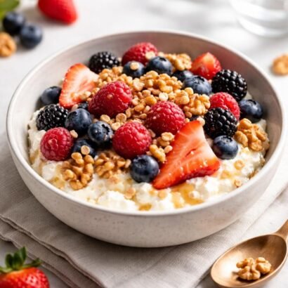 High-Protein Cottage Cheese Berry Bowl