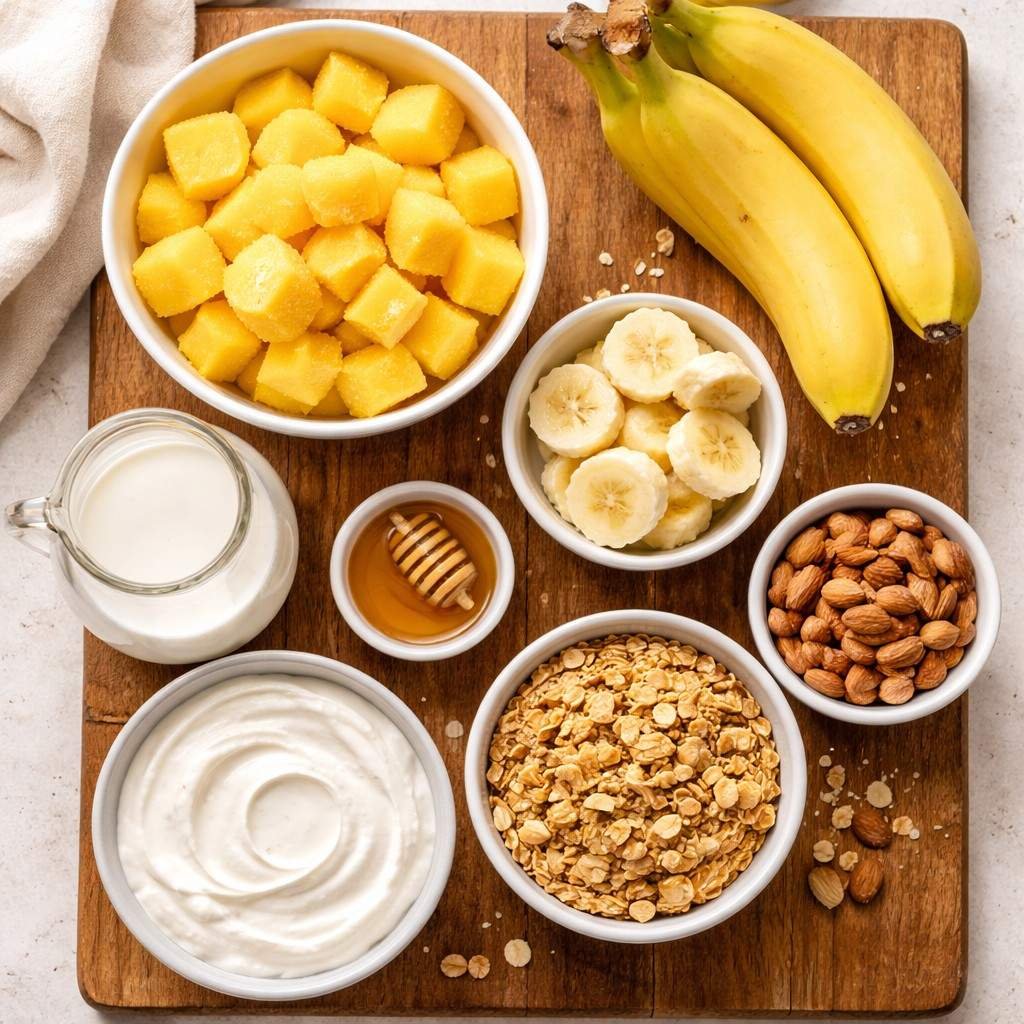 Mango Smoothie Bowl ingredients