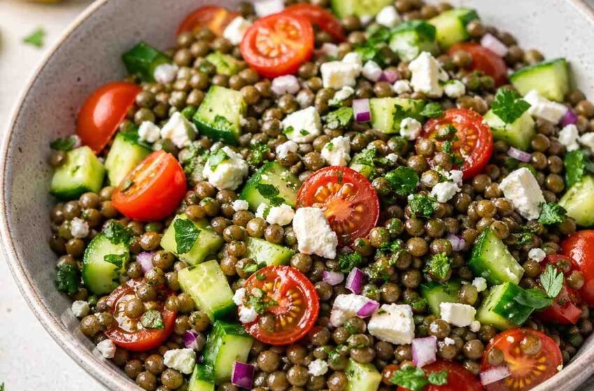 Mediterranean Lentil Salad