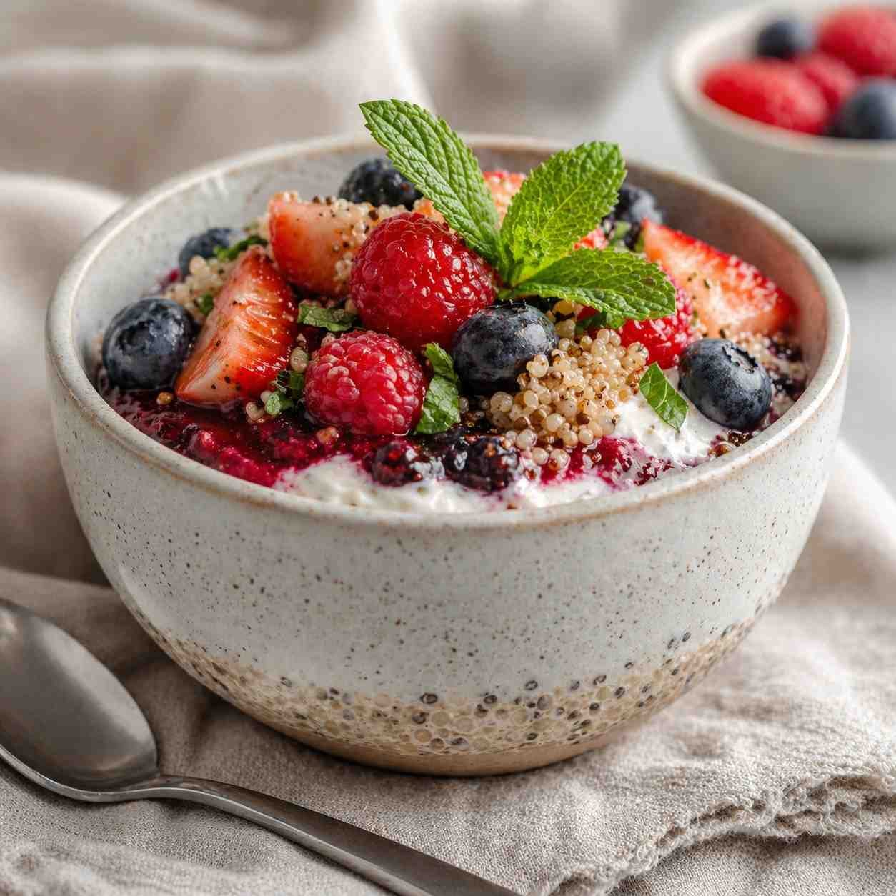 Overnight Quinoa Pudding