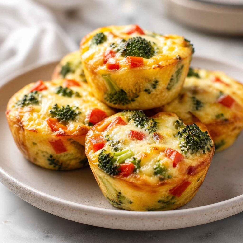 Parmesan Vegetable Egg Muffins