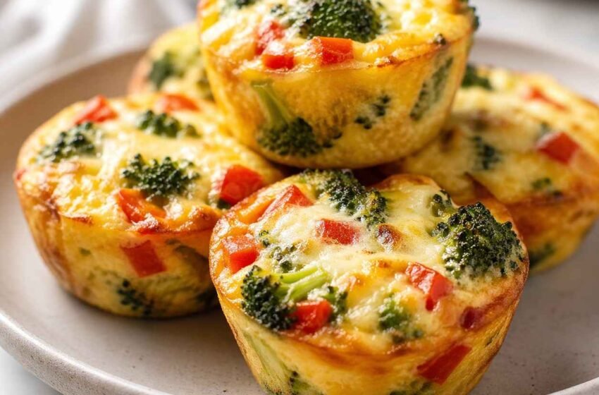 Parmesan Vegetable Egg Muffins