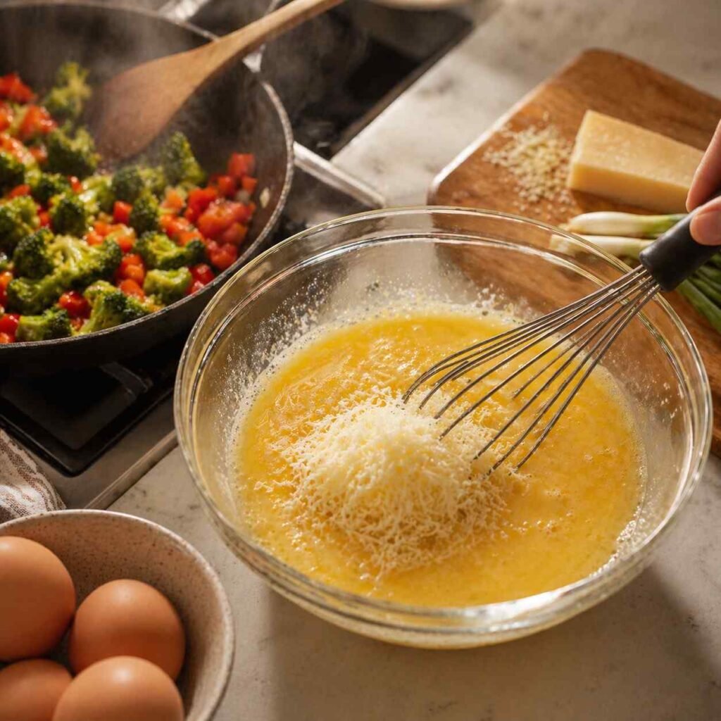 Parmesan Vegetable Egg Muffins