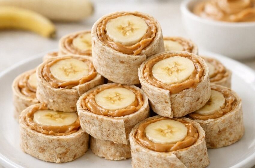 Peanut Butter Banana Roll-Ups