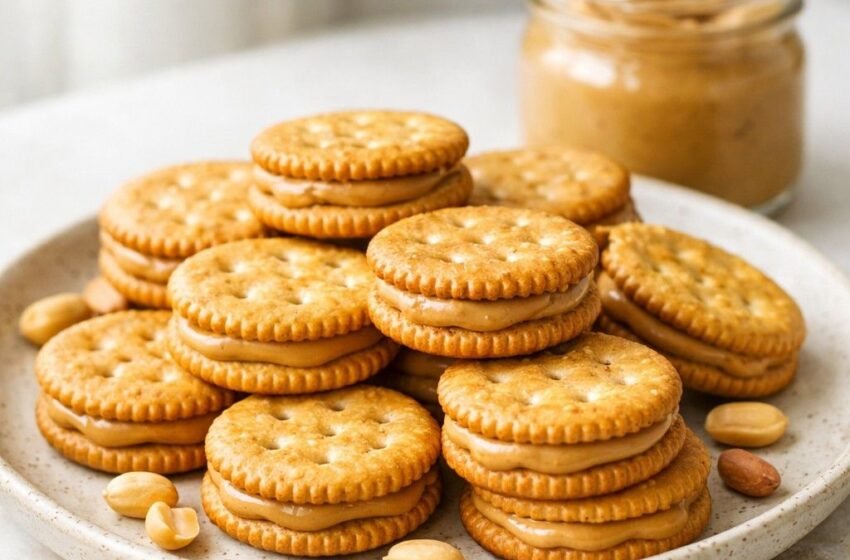 Peanut Butter Cracker Sandwiches
