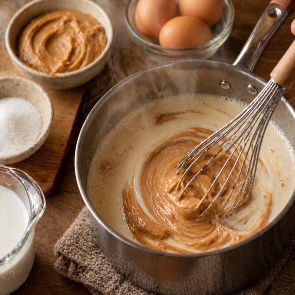 Peanut Butter Ice Cream batter