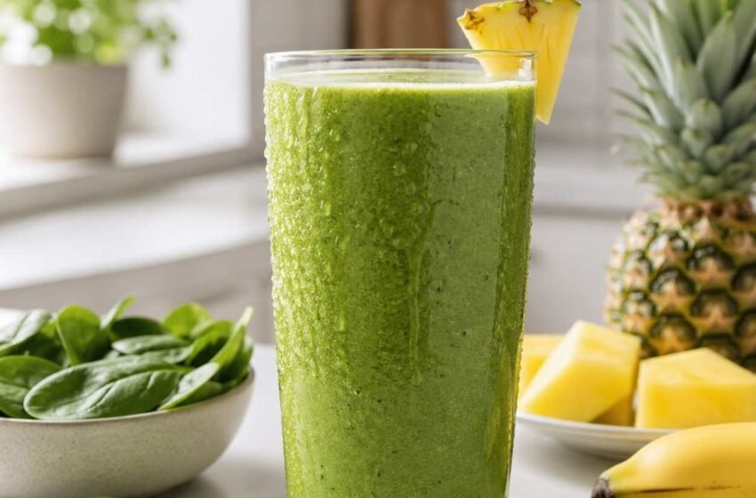 Pineapple Spinach Smoothie