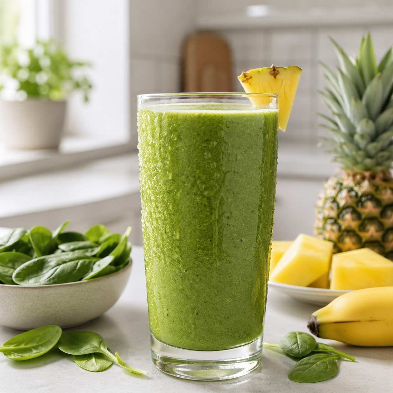 Pineapple Spinach Smoothie