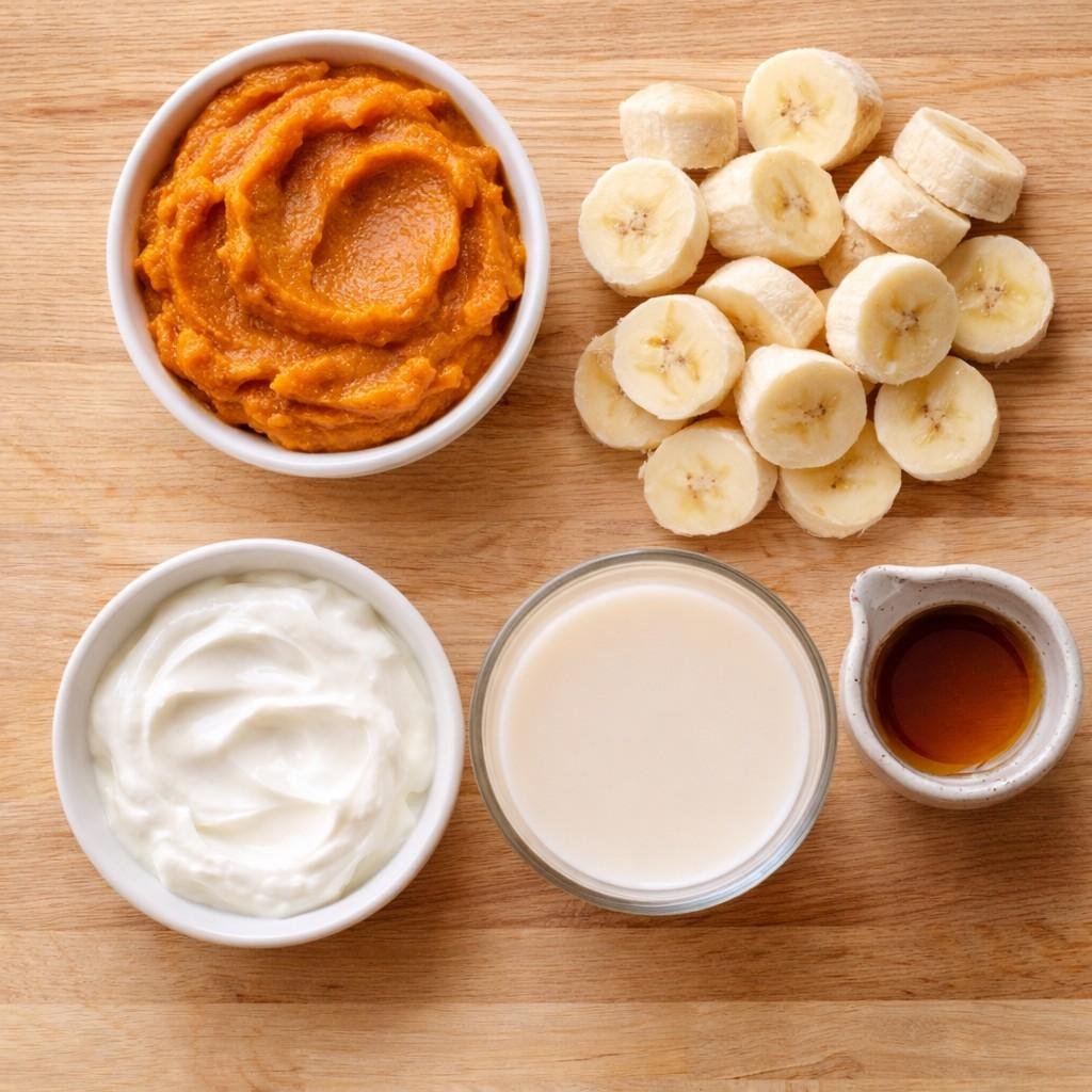 Pumpkin Pie Smoothie ingredients