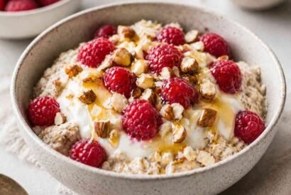 Thumbnail for Quick Raspberry Overnight Muesli for Busy Mornings