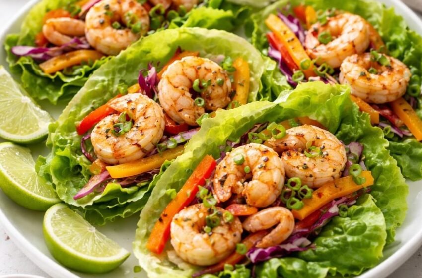 Shrimp Lettuce Wraps