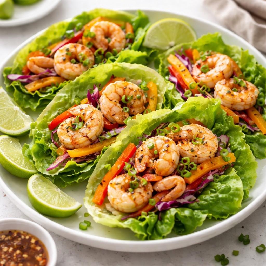 Shrimp Lettuce Wraps