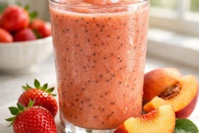 Thumbnail for Strawberry Peach Chia Smoothie