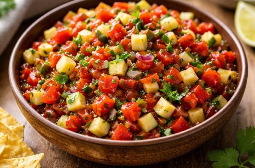 Tomato Zucchini Salsa