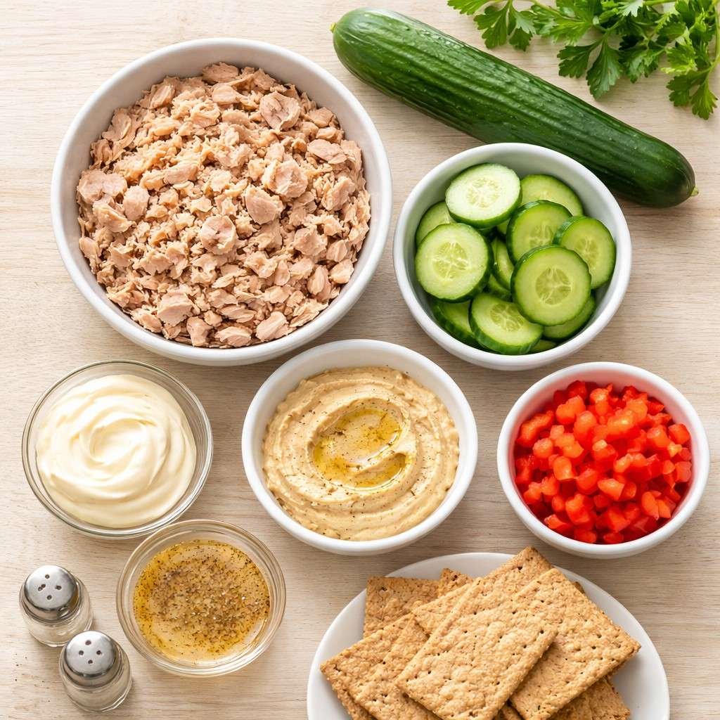 Tuna Salad on Crackers ingredients
