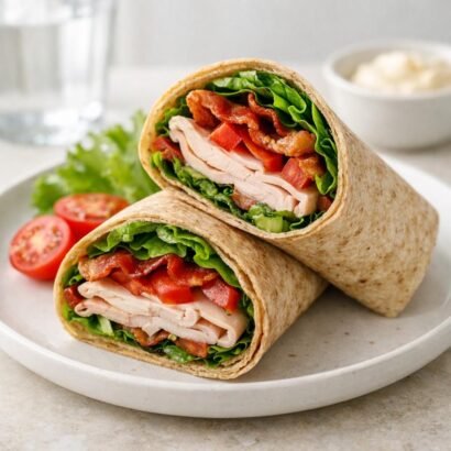 Turkey BLT wrap