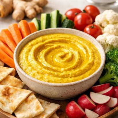 Turmeric Ginger Tahini Dip
