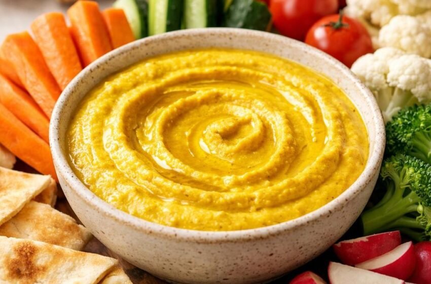 Turmeric Ginger Tahini Dip