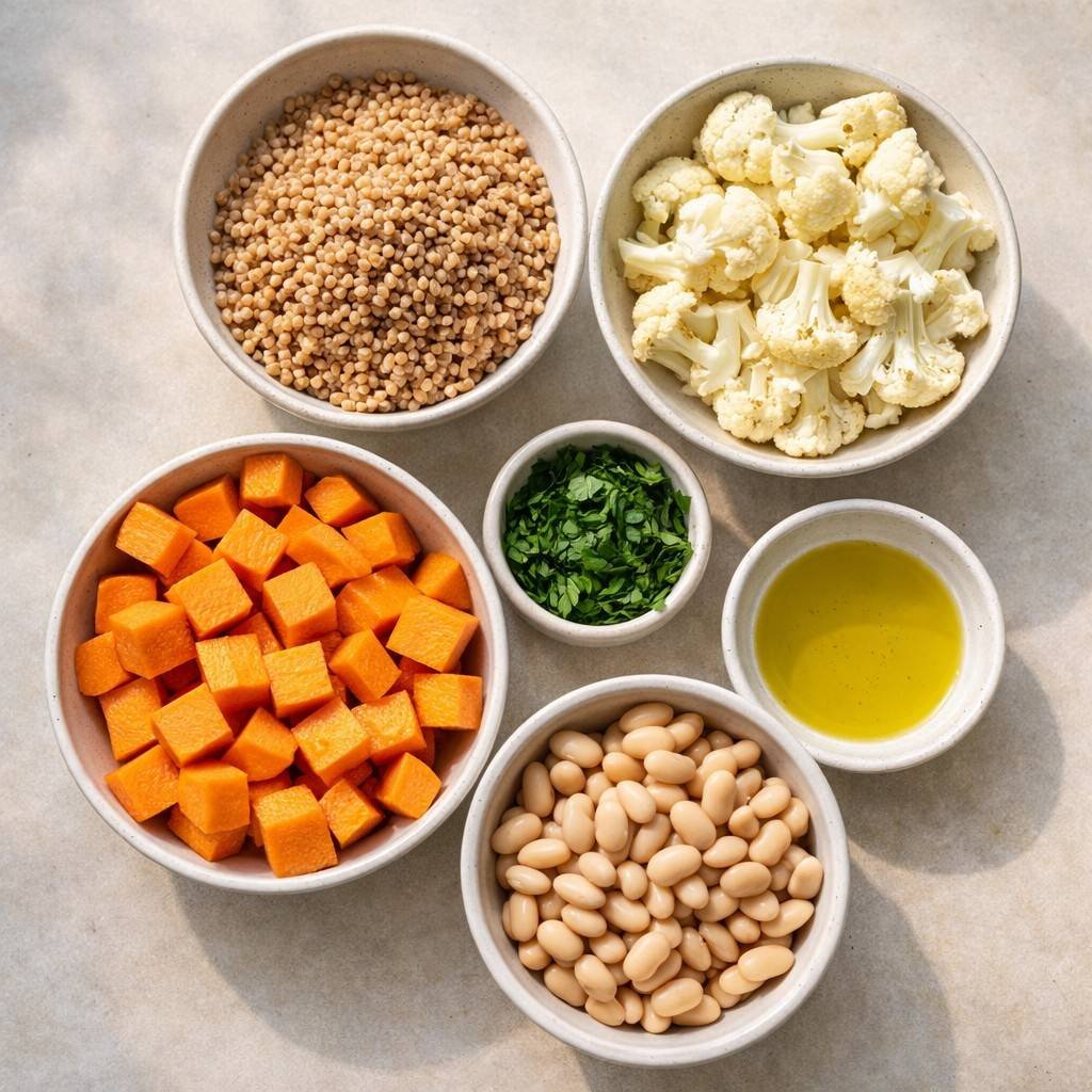 Vegetarian protein power bowl ingredients