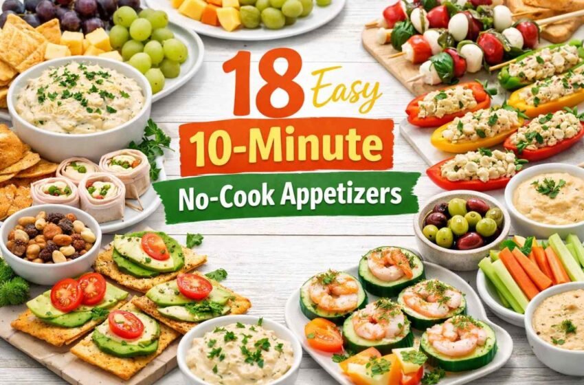 easy no-cook appetizers
