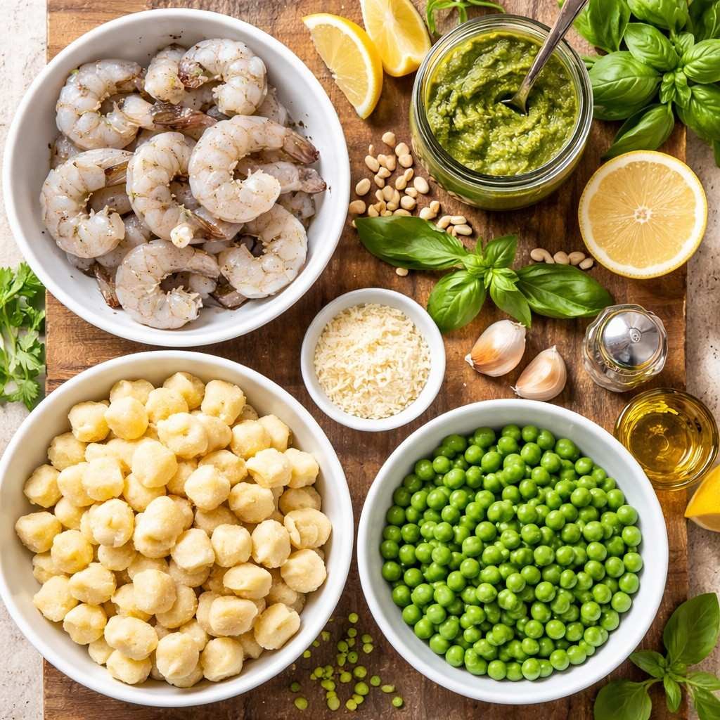 pesto shrimp gnocchi ingredients