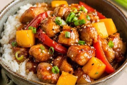Thumbnail for Sweet and Savory Asian Mango Chicken Stir Fry